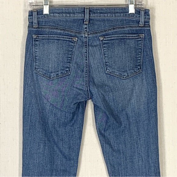 J Brand Distressed Mid-Rise Super Skinny Jeans in 'Revenge' Wash - Size 28 - Picture 10 of 16
